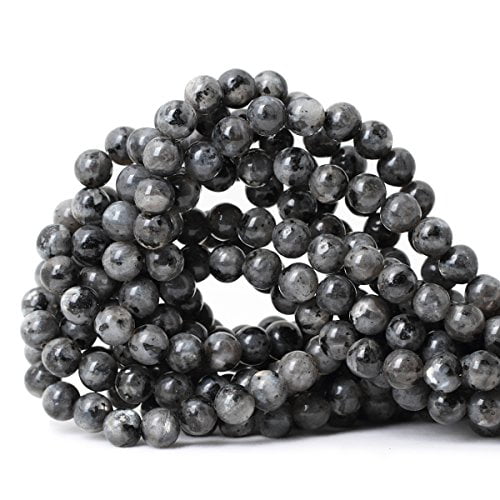 Natural Stone Labradorite Gemstone Round Loose Beads For Jewelry Making 15"